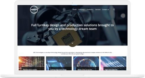 Webbplatsutveckling för IT-tjänster och produkter - photo №3